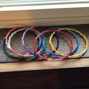 Handmade Rainbow Bangles